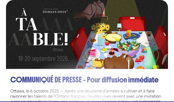 Aperçu de l'infolettre